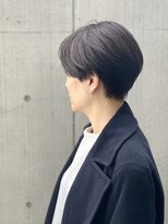 くびれヘア/アプリコットオレンジ/ハイライトカラー/レイヤー