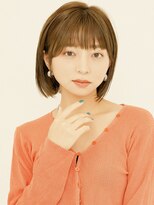 オンク 新宿(onk)&nbsp;黒髪/グレーベージュ/レイヤーロング/前髪パーマ[新宿駅]