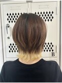 【ショートウルフ×ミルクティーベージュ】20代30代40代50代