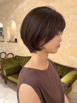 ビュートリアム265(BEAUTRIUM 265) 大人ショートボブ 前髪あり丸みショート チョコレートブラウン