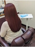 艶髪レッドカラー