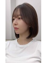 サンド 鹿児島中央(sand) ボブ 韓国ボブ タッセルボブ 切りっぱなしボブ 似合わせ