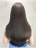 アッシュグレージュ/水素トリートメント/ロング/艶髪