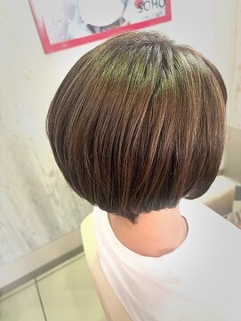 ソーホーニューヨークヘアサロン(SOHO new york Hair salon) ナチュラル白髪ぼかしハイライト