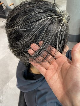 ネクストネオ 静岡(NEXT NEO) NEXTNEO【櫻田】センターパート ハイライトメッシュ