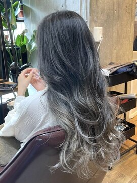 ロダット 横浜(LODAT by little) ラベンダーグレージュ×バレイヤージュ【LODAT横浜】