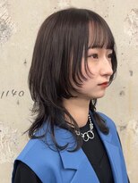 ガルテ(GARTE) ロングウルフカット/韓国風ウルフヘア/顔周りレイヤーカット