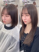 シイム(CYM)&nbsp;エクステ×シースルーバング【ビフォーアフター】