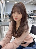 ★ワンカールモテ髪前髪小顔カットサイドバング艶感
