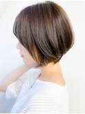透明感【髪質改善】20代30代40代内巻き艶感ショートボブ小顔