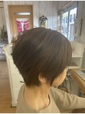 カット+カラー白髪ボカシ