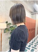 ホワイトグレージュ/デジタルパーマ/チェリーブラウン/栄k55