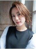 大人かきあげボブ