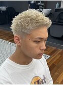 スパイキーフェード/ハイトーン/メンズカット/刈り上げショート