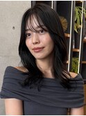 ナチュラルくびれ/20代/30代/40代/大人暗髪