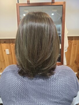 アニュー ヘア アンド ケア(a New hair&care) 40代50代◎大人上品オリーブブラウンレイヤー