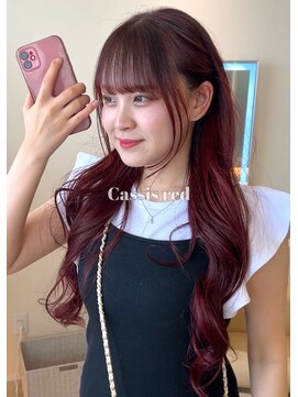 アヴァンセスパスリードット(Avance Spa three.) Cassis red