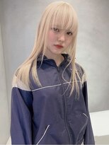 ペレ アネックス 大阪梅田茶屋町店(PELE ANNEX)&nbsp;ミディアムヘア/デザインカラー/フェイスフレーミング/梅田