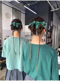 ヘアアレンジ/ライブ/お友達同士