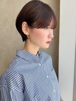 アフロート ルヴア(AFLOAT RUVUA)&nbsp;みねマッシュショートボブ30代40代小顔新宿ハイライトカラー面長