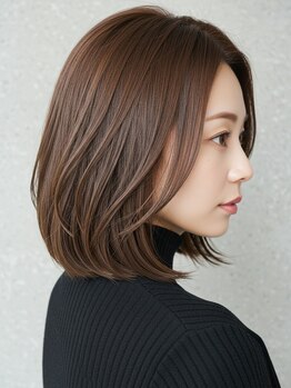 ソレイユ フィス店(Soleil)の写真/髪に負担の少ない“ノンジアミン”のカラー剤を使用、頭皮と髪に潤いのある仕上がりへ[東久留米/白髪染め]