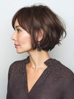 リルーム 伊勢崎店(Re:room)の写真/明るいカラーも楽しめる白髪ぼかしカラーが大人女性の今のトレンド♪上品で若々しいデザインが◎