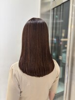 エアー 銀座タワー(AIR)&nbsp;ツヤ髪スタイル　ブリーチなしブラウンカラー