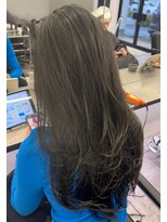 アイスプロドバイブルーム 木更津店(ice prod by bloom)&nbsp;黒髪カタログ/クラゲヘアー/オリーブグレー/木更津