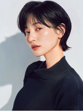 ラベスト キョウト(LOVEST) マッシュウルフ/大人ブラウン/地毛風カラー/大人ショート