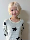 ★ショートレイヤーボブレイヤーボブウルフハッシュカットウルフ