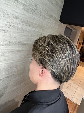 アールヌーベルヴァーグ(ar nouvelle vaugue) メンズハイライト×刈り上げショート