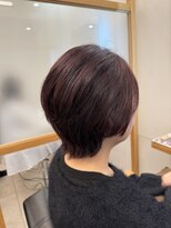  リュクスバトーバイトリコ 船橋南口店(Luxe BATEAU by tricot)&nbsp;ショートウルフ×ボルドー