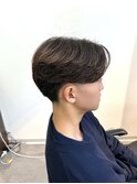 MEN'S/韓国/フェザーパーマ/センターパート/下田優也