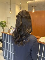 クレーデ 姪浜店(Crede)&nbsp;ハーフアップアレンジ