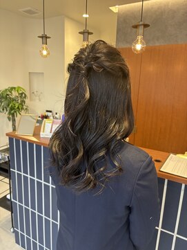 クレーデ 姪浜店(Crede) ハーフアップアレンジ
