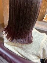 トップヘアーテラス(TOPHAIR TERRACE)&nbsp;裾カラー/チェリーレッド