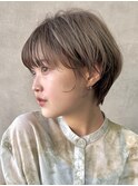 ダークパープル/ナチュラルショート/ミルクブラウン/夏/鶴ヶ峰