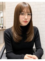 ラクシス 新都心店(Luxis)&nbsp;内巻顔周りレイヤースタイル
