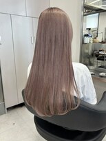 Valone Tokyo レイヤーカット/韓国ヘア/髪質改善【12/1NEW OPEN（予定）】&nbsp;ba11476_髪質改善ストレートミルクティーベージュ艶髪ハイトーン