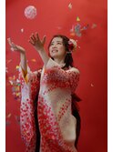 女子袴　袴姿をかわいく装う