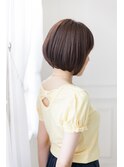 丸みのあるボブですよ