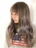 unicornほつれウェーブ#エクステ#小倉#グラデーションカラー