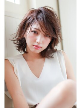 バース ヘアー デザイン(BIRTH hair design) 【中野ＢＩＲＴＨ】無造作ひし形ミディアム