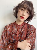 スウィングショート×アッシュブラウン
