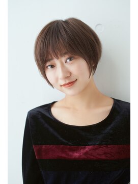 アグ ヘアー グスマン 西永福店(Agu hair guzman) ナチュラルショートボブ