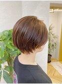 【Lond佐野】小顔ショートボブ耳かけフォギーベージュイメチェン
