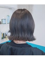 キキヘアメイク(kiki hair make)&nbsp;切りっぱボブ×ブルージュ