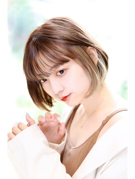 アエレ(Aere) 【Aere池袋】☆大人可愛い×インナーカラー×ボブ☆小林正重