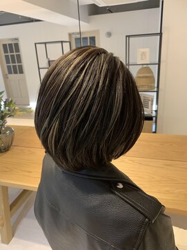 シェーン 仙台駅広瀬通店(schon) ボブ×ハイライト