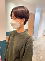 ヘアーブレイス(hair brace) すっきりハンサムショート　stylist中村瑞貴